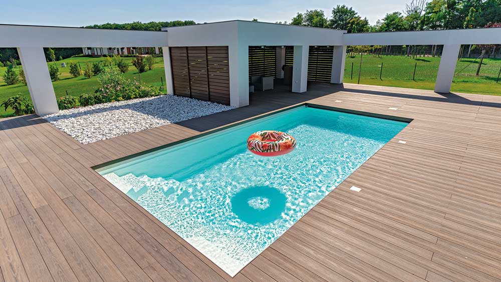 novacomet Erato Pool mit Schwimmring